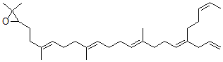 CAS#: 145919-42-2, 2,2-Dimethyl-3-[(3E,7E,11E,15E,19Z)-3,7,12-Trimethyl-16-Prop-2-Enylhenicosa-3,7,11,15,19-Pentaenyl]Oxirane