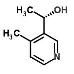 CAS 登录号：145920-70-3， (1S)-1-(4-甲基-3-吡啶基)乙醇