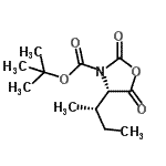 CAS 登录号：145929-76-6， 2-甲基-2-丙基(4S)-4-[(2S)-2-丁烷基]-2,5-二氧代-1,3-恶唑烷-3-羧酸酯