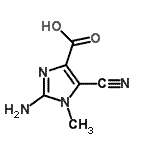 CAS#: 146091-60-3, 2-Amino-5-Cyano-1-Methyl-1H-Imidazole-4-Carboxylic Acid