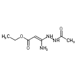 CAS 登录号：146255-33-6， 乙基(2E)-3-(2-乙酰基肼基)-3-氨基丙烯酸酯