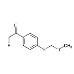 CAS 登录号：146335-13-9， 2-氟-1-{4-[(甲氧基甲基)硫基]苯基}乙酮