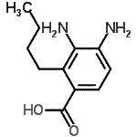 CAS 登录号：146351-00-0， 3,4-二氨基-2-丁基苯甲酸