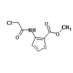 CAS 登录号：146381-88-6， 甲基3-[(氯乙酰基)氨基]-2-噻吩羧酸酯
