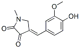CAS#: 14646-15-2, 4-[(4-Hydroxy-3-Methoxyphenyl)Methylene]-1-Methyl-2,3-Pyrrolidinedione