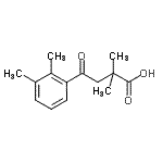 CAS 登录号：146645-55-8， 4-(2,3-二甲基苯基)-2,2-二甲基-4-氧代丁酸