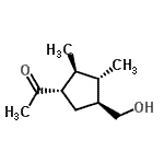 CAS#: 146683-02-5, 1-[(1S,2S,3S,4S)-4-(Hydroxymethyl)-2,3-Dimethylcyclopentyl]Ethanone