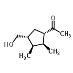 CAS#: 146683-03-6, 1-[(1S,2S,3R,4R)-4-(Hydroxymethyl)-2,3-Dimethylcyclopentyl]Ethanone
