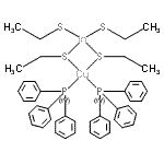 CAS 登录号：146688-53-1， 二乙硫醇铟铜三苯基膦络合物