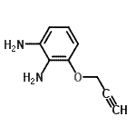 CAS 登录号：146843-06-3， 3-(2-丙炔-1-基氧基)-1,2-苯二胺