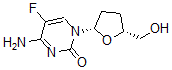 CAS 登录号：147058-39-7， 4-氨基-5-氟-1-[(2S,5R)-5-(羟基甲基)四氢呋喃-2-基]嘧啶-2-酮