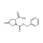 CAS 登录号：147226-04-8， 1-[(苄氧基)羰基]-4-氧代-D-脯氨酸