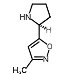 CAS 登录号：147402-52-6， 3-甲基-5-[(2S)-2-吡咯烷基]-1,2-恶唑