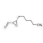CAS 登录号：147438-70-8， (2S,3S)-3-己基-2-环氧乙烷甲醛