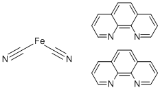 CAS 登录号：14768-11-7， 二(氰基)二(1,10-菲咯啉)-铁