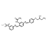 CAS#: 147703-65-9, Sodium 3-[(E)-(2-Acetamido-4-{(E)-[4-(2-Hydroxybutoxy)Phenyl]Diazenyl}Phenyl)Diazenyl]Benzenesulfonate