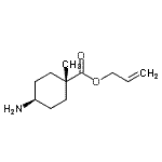 CAS 登录号：147905-86-0， 烯丙基反式-4-氨基-1-甲基环己甲酸酯
