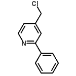 CAS 登录号：147937-35-7， 4-(氯甲基)-2-苯基-吡啶