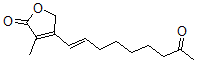 CAS 登录号：148077-10-5， 3-甲基-4-[(E)-8-氧代壬-1-烯基]-5H-呋喃-2-酮