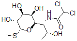 CAS 登录号：148077-14-9， 2,2-二氯-N-[(1R,2R)-2-羟基-1-[(2R,3R,4S,5R,6R)-3,4,5-三羟基-6-甲硫基四氢吡喃-2-基]丙基]乙酰胺