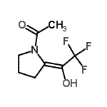 CAS 登录号：148183-87-3， 1-[(2E)-2-(2,2,2-三氟-1-羟基乙亚基)-1-吡咯烷基]乙酮
