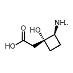 CAS 登录号：148219-08-3， [(1R,2S)-2-氨基-1-羟基环丁基]乙酸