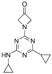 CAS 登录号：148312-49-6， 1-[4-环丙基-6-(环丙基氨基)-1,3,5-三嗪-2-基]氮杂环丁-3-酮