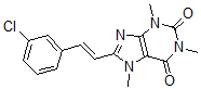 CAS 登录号：148589-13-3， 8-[2-(3-氯苯基)乙烯基]-1,3,7-三甲基嘌呤-2,6-二酮