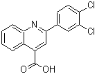 CAS 登录号：148887-61-0， 2-(3,4-二氯苯基)-4-喹啉羧酸