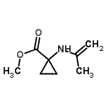 CAS 登录号：148930-75-0， 甲基1-(异丙烯基氨基)环丙烷羧酸酯