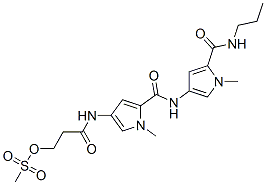 CAS#: 148965-72-4, [3-[[1-Methyl-5-[[1-Methyl-5-(Propylcarbamoyl)Pyrrol-3-Yl]Carbamoyl]Pyrrol-3-Yl]Amino]-3-Oxopropyl] Methanesulfonate