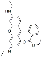 CAS 登录号：14899-07-1， 2-(6-乙基氨基-3-乙基亚胺-氧杂蒽-9-基)苯甲酸乙酯