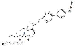 CAS 登录号：149021-83-0， [2-(4-叠氮基苯基)-2-氧代乙基](4R)-4-[(3R,5R,8R,9S,10S,13R,14S,17R)-3-羟基-10,13-二甲基-2,3,4,5,6,7,8,9,11,12,14,15,16,17-十四氢-1H-环戊二烯并[a]菲-17-基]戊酸酯