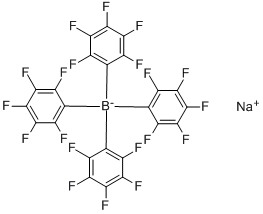 CAS 登录号：149213-65-0， 四(2,3,4,5,6-五氟苯基)-硼酸钠(1:1)
