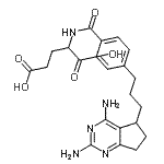 CAS#: 149325-95-1, N-{4-[3-(2,4-Diamino-6,7-Dihydro-5H-Cyclopenta[d]Pyrimidin-5-Yl)Propyl]Benzoyl}Glutamic Acid