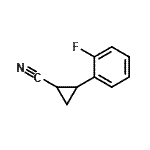 CAS#: 149438-27-7, 2-(2-Fluorophenyl)Cyclopropanecarbonitrile