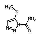 CAS 登录号：149519-05-1， 5-(甲硫基)-1H-1,2,3-三唑-1-甲酰胺