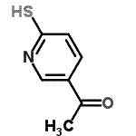 CAS 登录号：149530-83-6， 1-(6-硫代-1,6-二氢-3-吡啶基)乙酮