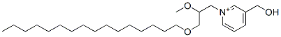 CAS 登录号：149576-26-1， [1-(3-十六烷氧基-2-甲氧基丙基)吡啶-1-鎓-3-基]甲醇溴化物