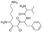 CAS 登录号：149717-33-9， 2-氨基-N-(6,10-二氨基-4-氯-3,5-二氧代-1-苯基癸烷-2-基)-3-甲基丁烷酰胺