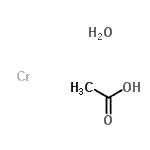 CAS 登录号：14976-80-8， 铬-乙酸水合物(1:1:1)