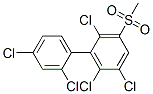 CAS 登录号：149949-86-0， 2,2',3,4',6-五氯-5-(甲基磺酰基)-1,1'-联苯