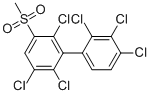 CAS 登录号：149949-90-6， 1,2,4-三氯-5-甲基磺酰基-3-(2,3,4-三氯苯基)苯