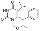 CAS 登录号：149950-60-7， 1-(乙氧基甲基)-6-(苯基甲基)-5-丙-2-基嘧啶-2,4-二酮