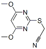 CAS#: 150095-42-4, [(4,6-Dimethoxy-Pyrimidin-2-Yl)Thio]-Acetonitrile