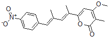 CAS#: 150172-27-3, 4-Methoxy-3-Methyl-6-[(2E,4E)-4-Methyl-5-(4-Nitrophenyl)Penta-2,4-Dien-2-Yl]Pyran-2-One