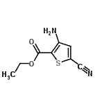 CAS 登录号：150360-19-3， 乙基3-氨基-5-氰基-2-噻吩羧酸酯