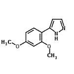 CAS 登录号：150433-17-3， 3-(2,4-二甲氧基苯基)-1H-吡唑