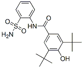 CAS 登录号：150457-37-7， 3,5-二叔丁基-4-羟基-N-(2-氨基磺酰基苯基)苯甲酰胺