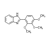 CAS 登录号：150462-67-2， 2-(2,3,4-三甲氧基苯基)-1H-苯并咪唑